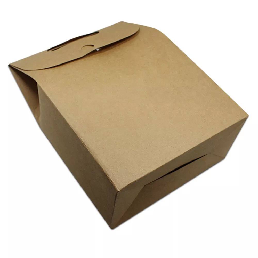 Large Recycled Stand Up Pouch Die Cut Kraft Paper Bag